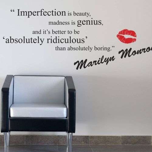 Marilyn Monroe Wall Art Quotes (Photo 6 of 25)