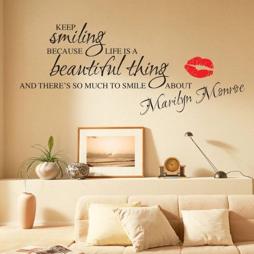 Marilyn Monroe Wall Art Quotes (Photo 1 of 25)