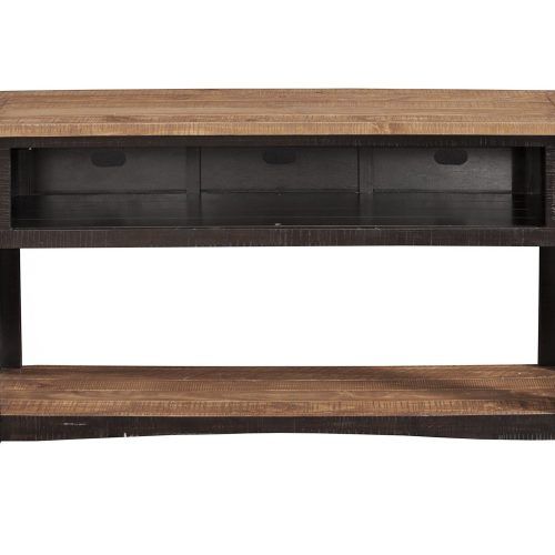 Natural And Black Console Tables (Photo 15 of 20)