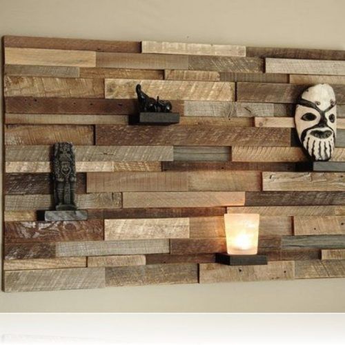 Reclaimed Wood Wall Accents (Photo 15 of 15)