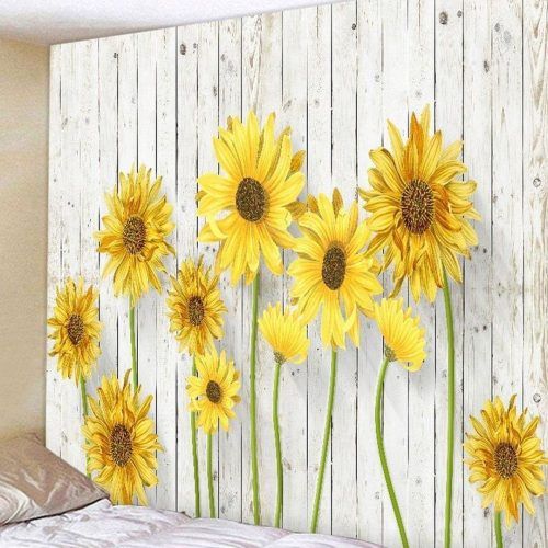 Sunflower Metal Framed Wall Art (Photo 9 of 20)