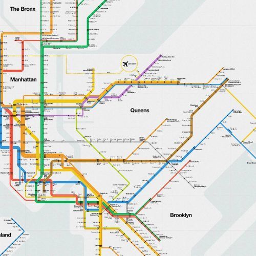 New York Subway Map Wall Art (Photo 17 of 20)