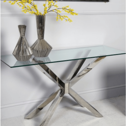 Chrome Console Tables (Photo 15 of 20)