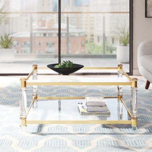 Stainless Steel And Acrylic Coffee Tables (Photo 7 of 20)