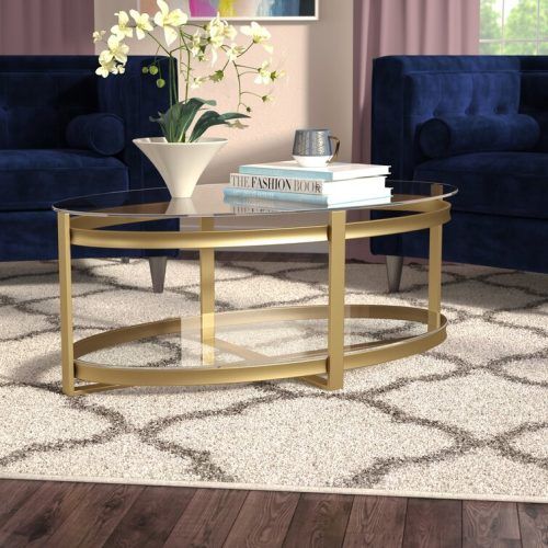 Satin Gold Coffee Tables (Photo 4 of 20)