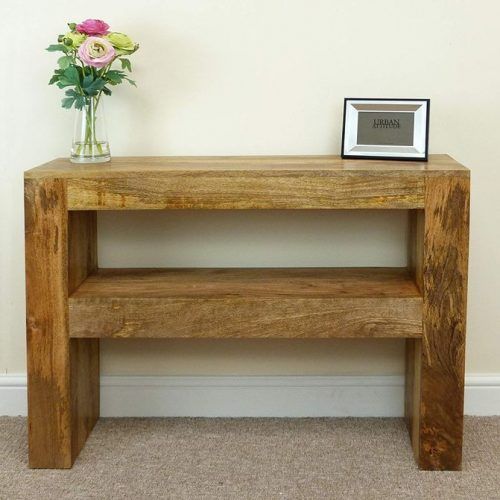 Natural Mango Wood Console Tables (Photo 14 of 20)