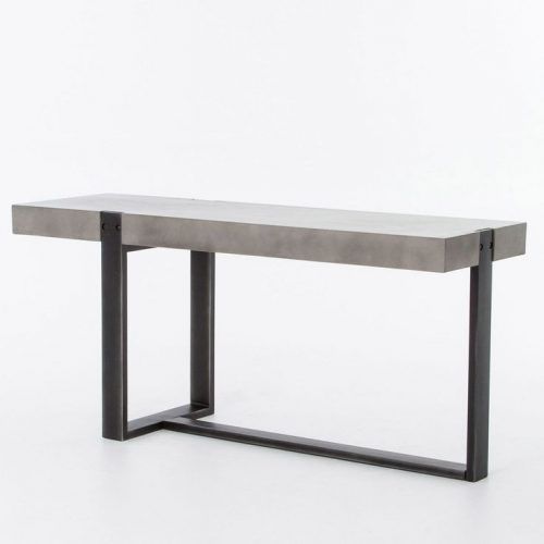 Modern Concrete Console Tables (Photo 17 of 20)