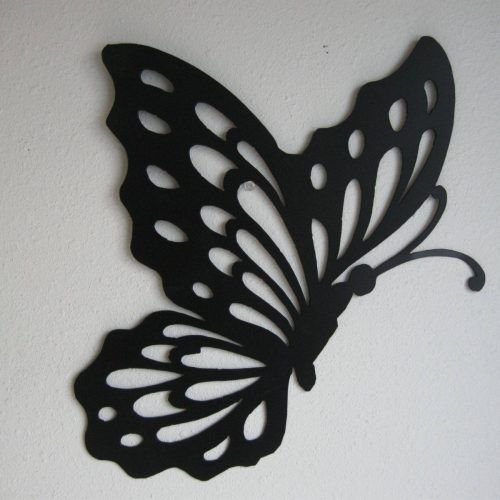 Butterflies Metal Wall Art (Photo 7 of 20)