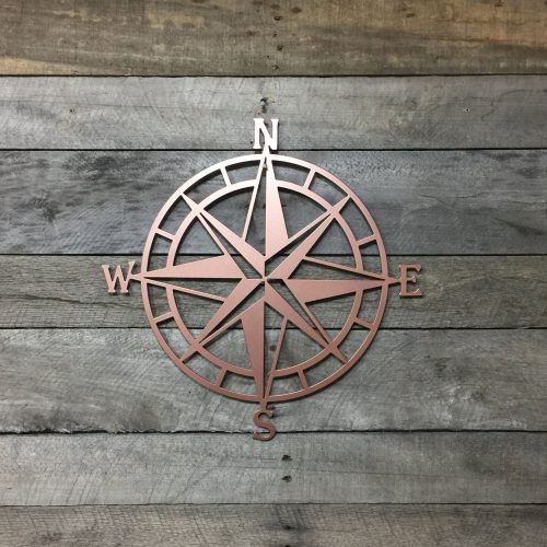 Outdoor Metal Wall Compass (Photo 5 of 20)