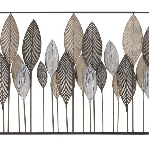 Metal Leaf Wall Decor By Red Barrel Studio (Photo 4 of 20)