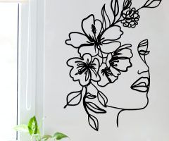 20 Collection of Women Face Wall Art
