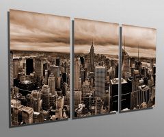 20 Ideas of New York City Skyline Metal Wall Art