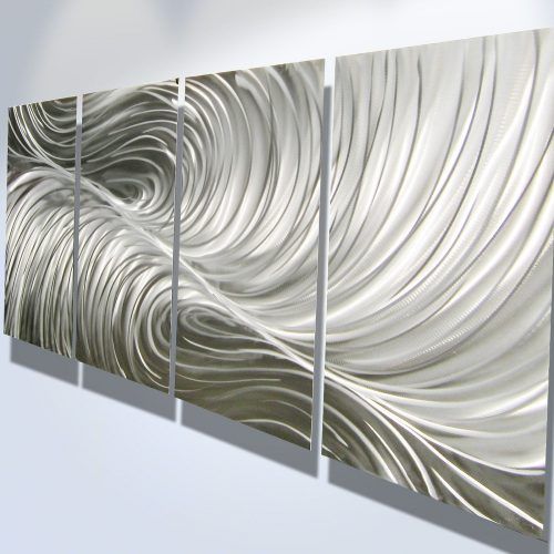 Aluminum Abstract Wall Art (Photo 3 of 20)