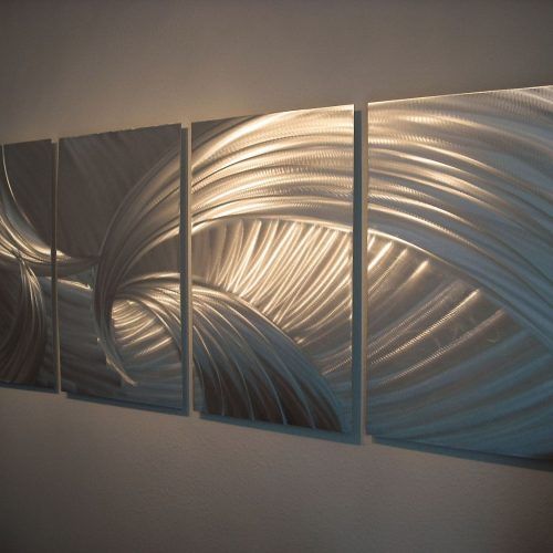 Aluminum Abstract Wall Art (Photo 2 of 20)