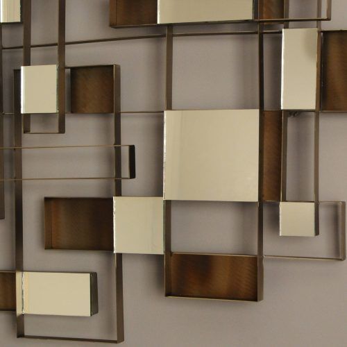 Metal Wall Art With Mirrors (Photo 14 of 20)