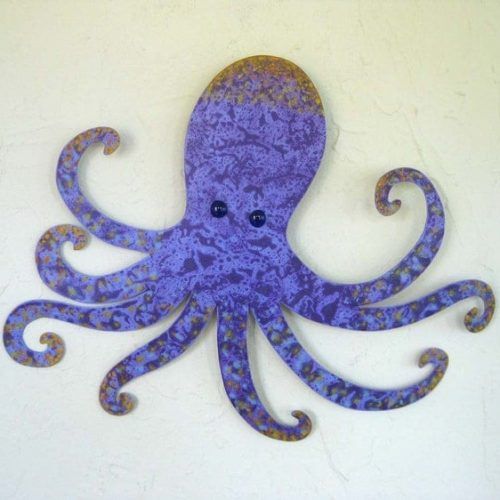 Octopus Metal Wall Sculptures (Photo 11 of 20)