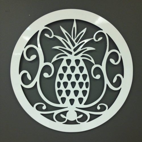 Pineapple Metal Wall Art (Photo 1 of 20)