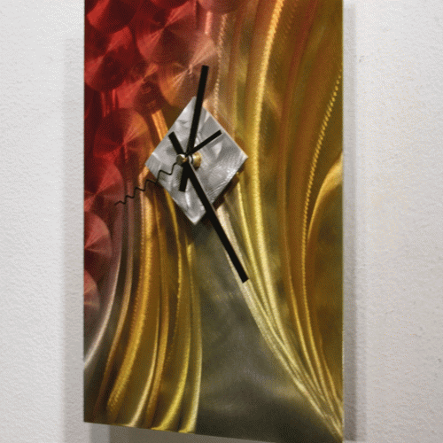 Abstract Metal Wall Art Painting (Photo 8 of 20)