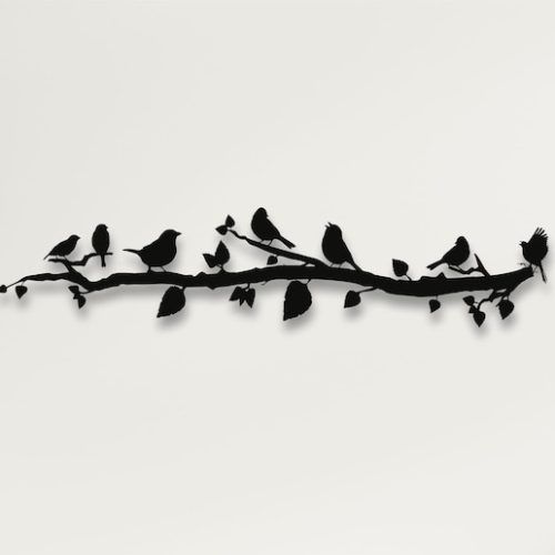 Metal Bird Wall Sculpture Wall Art (Photo 5 of 20)