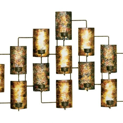 Metal Wall Art With Candle Holders (Photo 10 of 20)