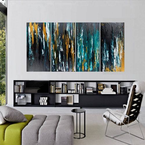 Turquoise And Black Wall Art (Photo 12 of 20)