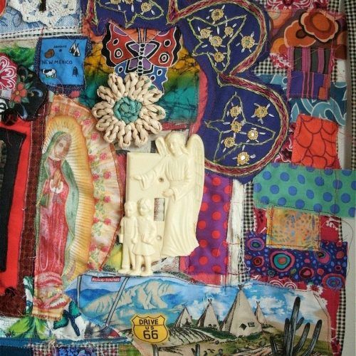 Fabric Collage Wall Art (Photo 5 of 15)
