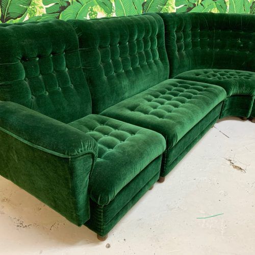 75" Green Velvet Sofas (Photo 10 of 20)