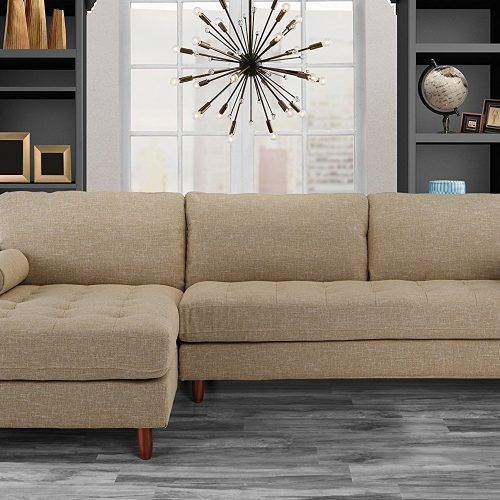 Small L Shaped Sectional Sofas In Beige (Photo 6 of 21)