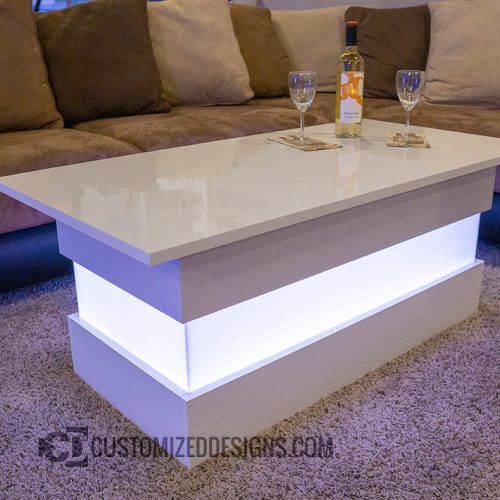 Led Coffee Tables With 4 Drawers (Photo 17 of 20)