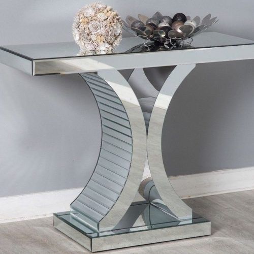 Mirrored And Chrome Modern Console Tables (Photo 17 of 20)