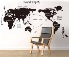 20 Collection of Travel Map Wall Art