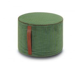 20 Inspirations Beige and White Ombre Cylinder Pouf Ottomans