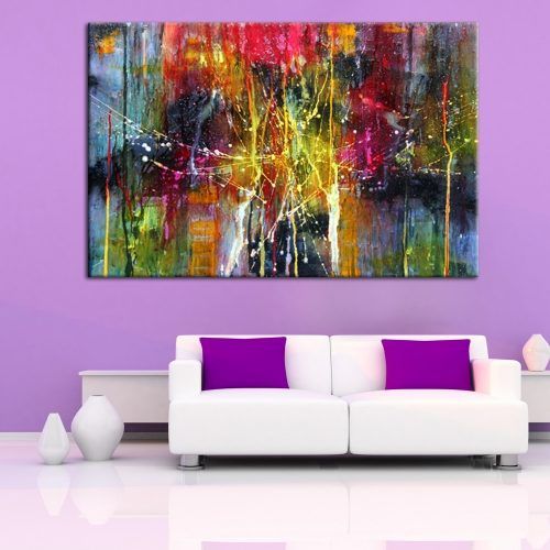 Modern Abstract Painting Wall Art (Photo 6 of 20)