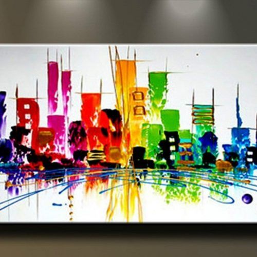 Modern Painting Canvas Wall Art (Photo 13 of 20)