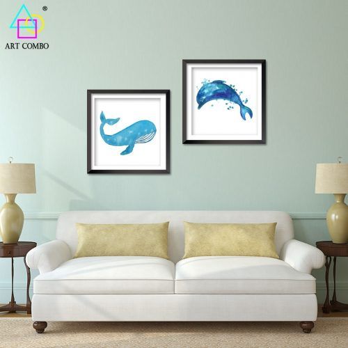 Whale Canvas Wall Art (Photo 2 of 20)