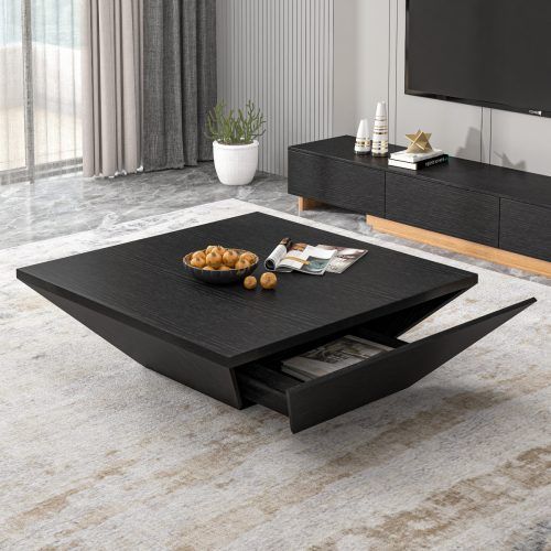 Black Square Coffee Tables (Photo 4 of 20)