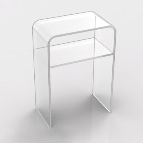 Clear Acrylic Console Tables (Photo 9 of 20)