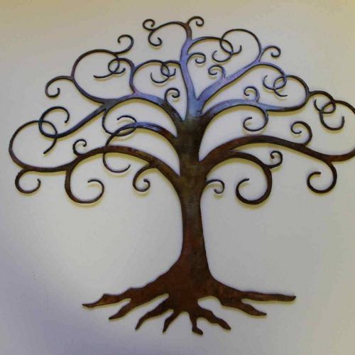 Red Tree Metal Wall Art (Photo 17 of 20)