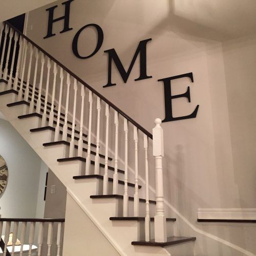 Staircase Wall Accents (Photo 1 of 15)