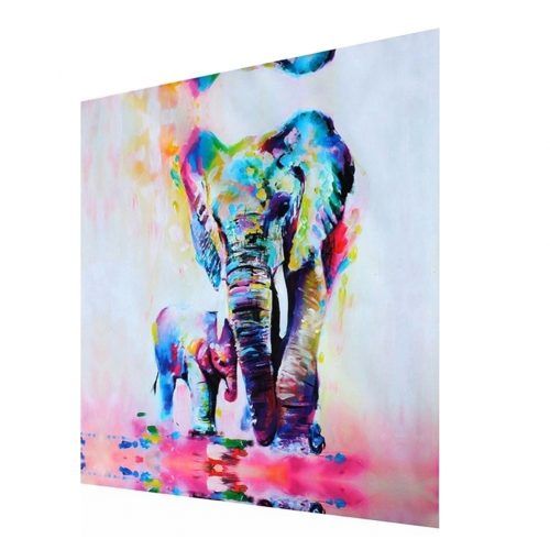 Abstract Elephant Wall Art (Photo 17 of 20)