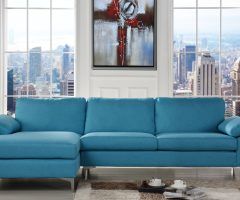 20 Best Collection of Modern Blue Linen Sofas