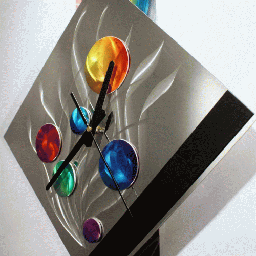 Colorful Metal Wall Art (Photo 6 of 20)