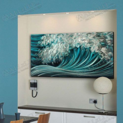 Ocean Waves Metal Wall Art (Photo 4 of 20)