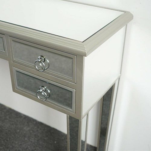 Silver And Acrylic Console Tables (Photo 6 of 20)