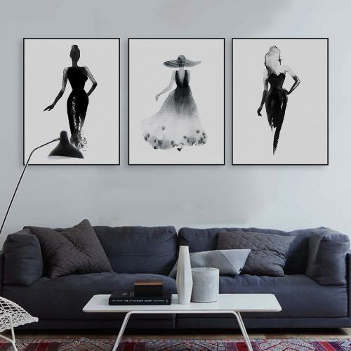 Black And White Large Canvas Wall Art (Photo 12 of 20)