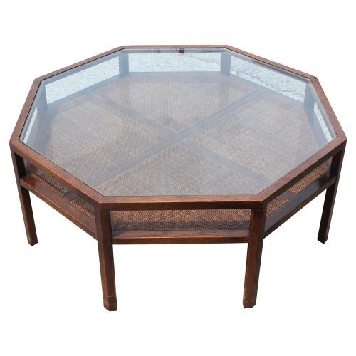 Octagon Glass Top Coffee Tables (Photo 6 of 20)