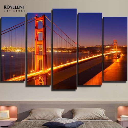 Golden Gate Bridge Canvas Wall Art (Photo 2 of 15)
