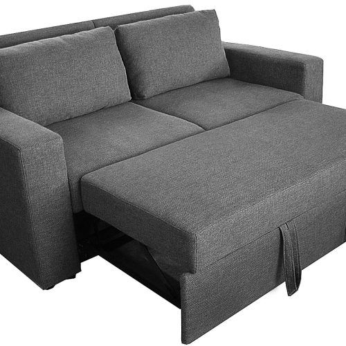 2 In 1 Gray Pull Out Sofa Beds (Photo 12 of 20)