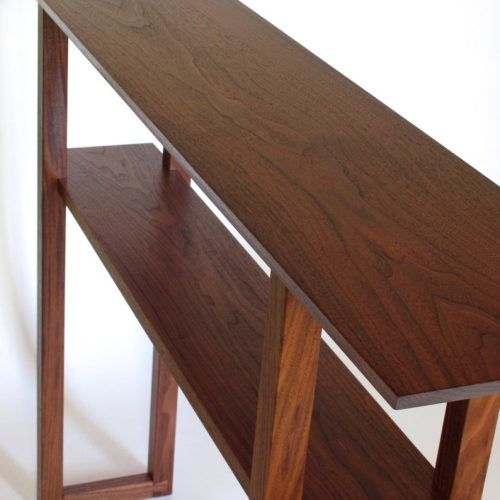 Hand-Finished Walnut Console Tables (Photo 15 of 20)