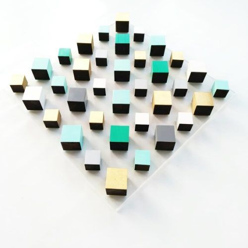 Gold And Teal Wood Wall Art (Photo 3 of 20)